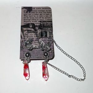 Hanging Crystal ear rings